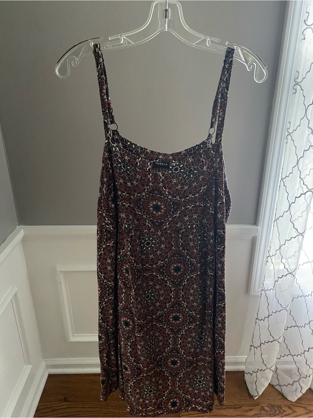 torrid Black Multi-Print Sleeveless Midi Dress